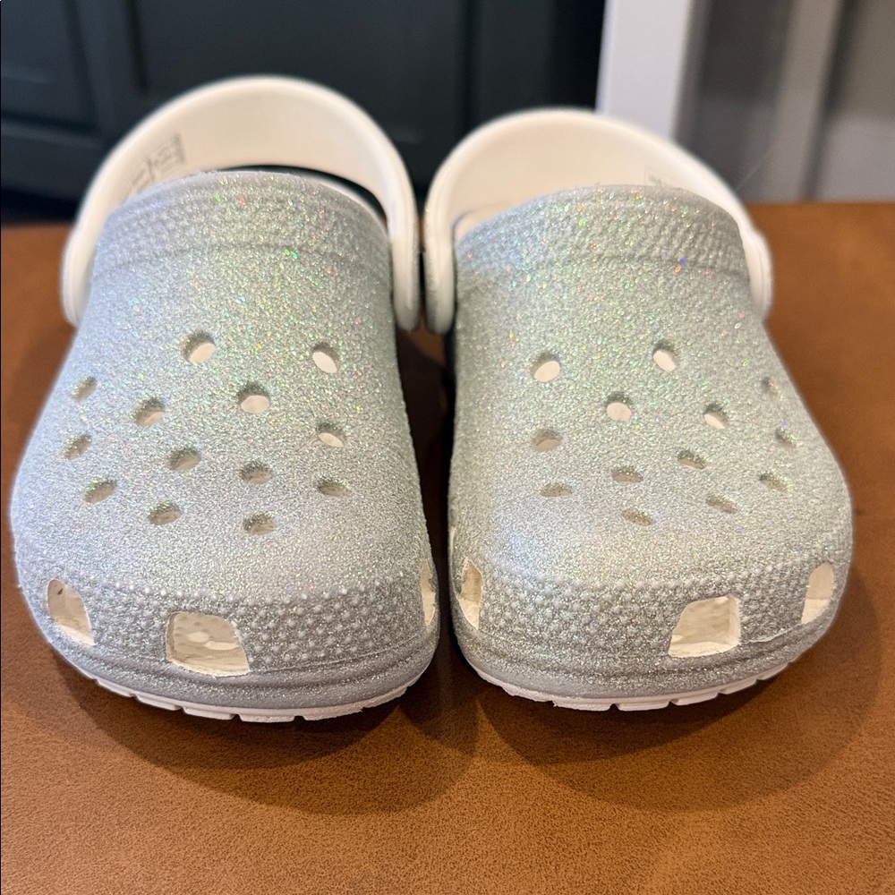Kids Glitter Crocs